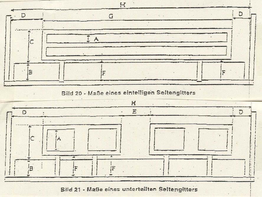 Skizze Seitengitter