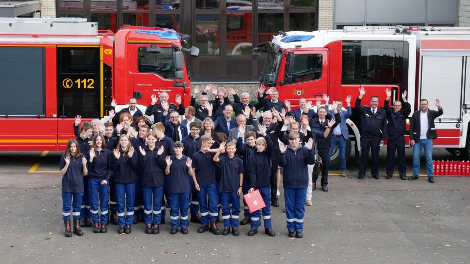 Feuerwehren Lemgo und Lage kooperieren mit Schulen