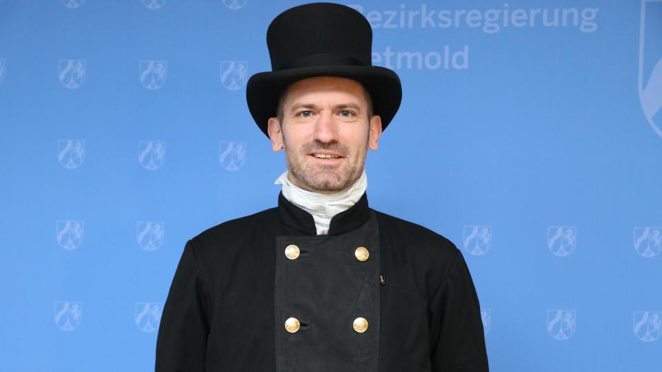 Bezirksschornsteinfeger Marcel Engehausen für den Bezirk Augustdorf