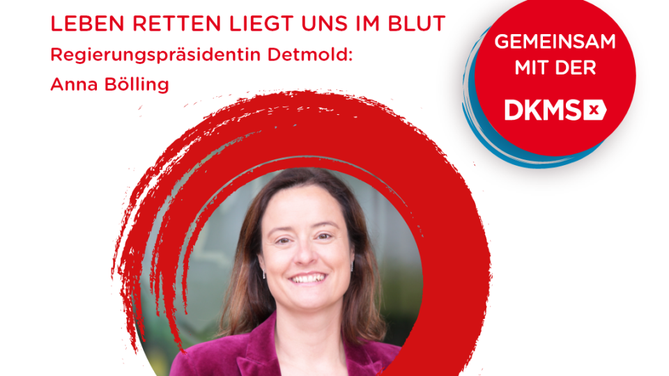 DKMS-Registrierungsaktion Regierungspräsidentin