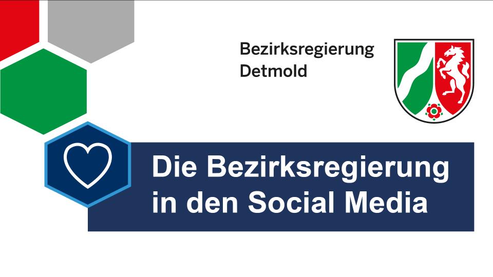 Bannerfoto Die Bezirksregierung in den Social Media