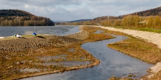 Bild zeigt den Emmerstausee