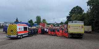 Einsatzkräfte aus dem Kreis Herford auf dem Weg zur EM